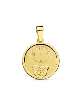 Medalla oro oso reloj 14mm