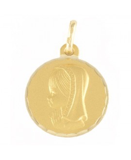 Medalla comunión virgen niña, 16mm - Colgantes | | Tu de confianza en Valencia - Gran catalogo de joyas online