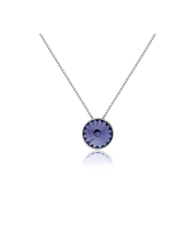 Colgante Victoria cruz basic Tanzanite | Joyería Gimeno | Tu joyería de confianza en Valencia