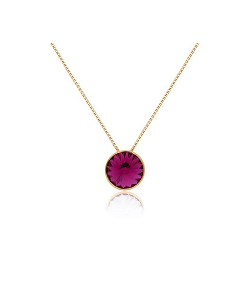 Colgante Victoria cruz basic  Fucsia | Joyería Gimeno | Tu joyería de confianza en Valencia