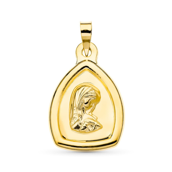 18k Medalla Oro Amarillo Virgen NiÑa 24x16 Mm | Joyería Gimeno | Tu joyería de confianza en Valencia