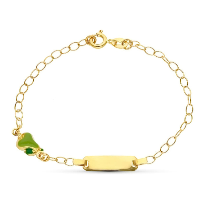 18k Esclava Oro Amarillo Pera 16 Cm | Joyería Gimeno | Tu joyería de confianza en Valencia