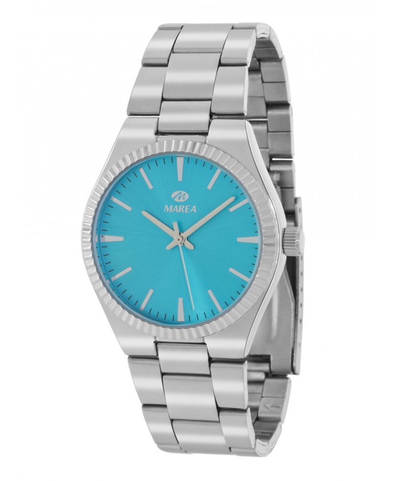 Reloj Marea B54165/3 para mujer en azul metalizado y sumergible